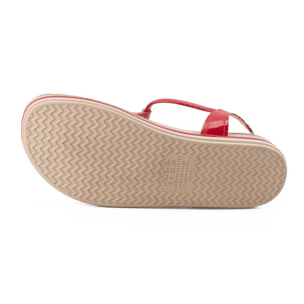 Sandália Mississipi Flatform Feminina ME613 Vermelho 5