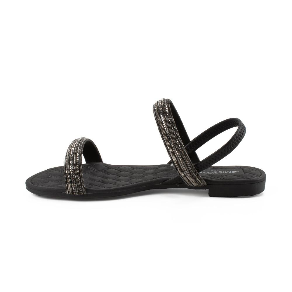 Sandália Mississipi Rasteira Feminina MB284 Preto 4