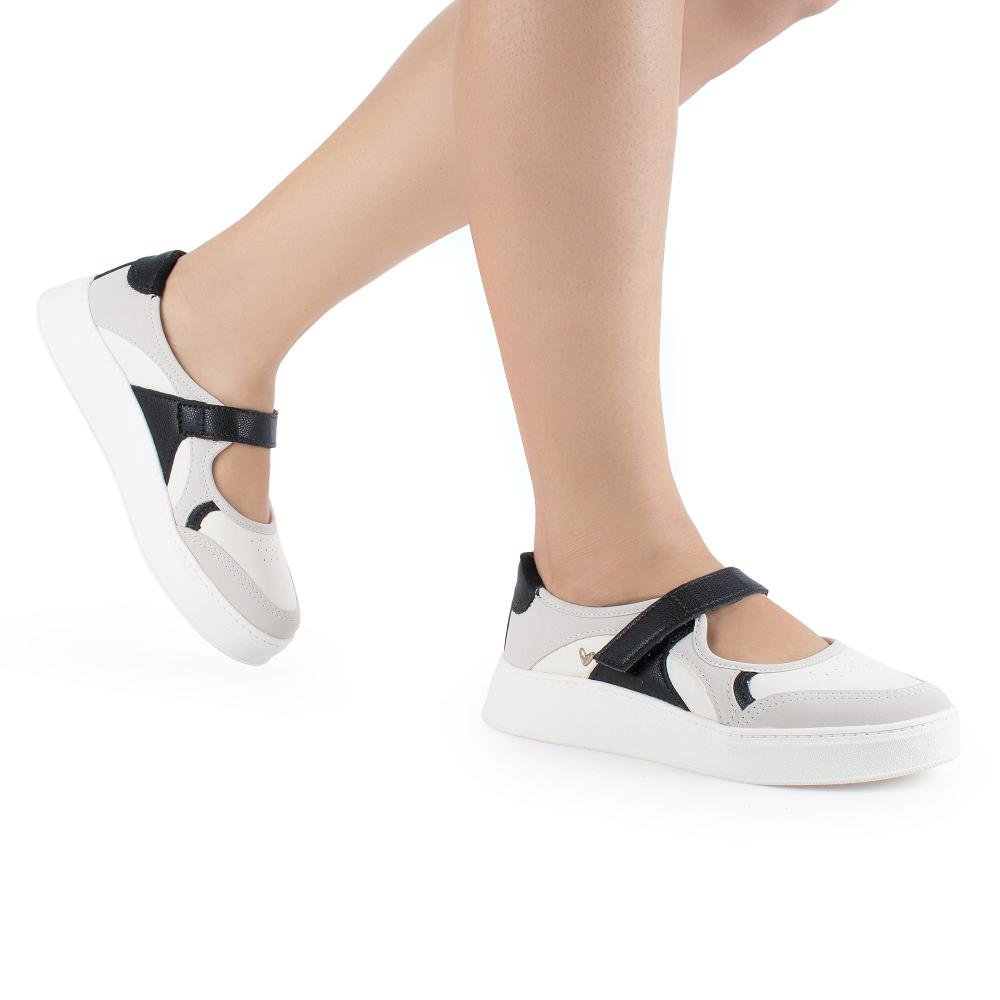 Sapatilha Esportiva Mississipi Feminino J0035 Branco 2