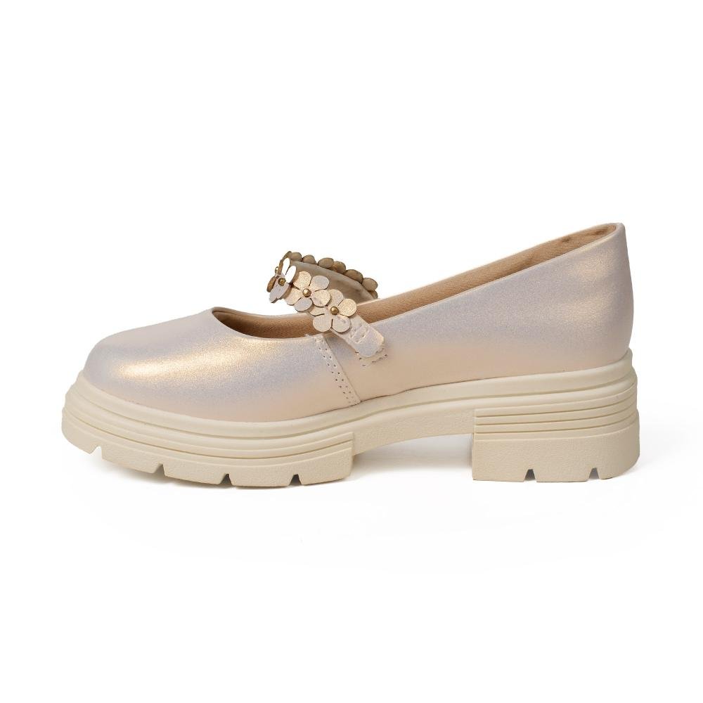 Sapato Pink Cats Infantil Tratorado V6621 Off White 3