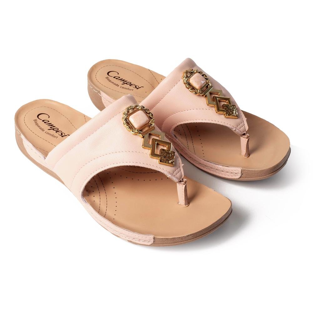 Chinelo Campesí Feminina CP782 Rosa 6