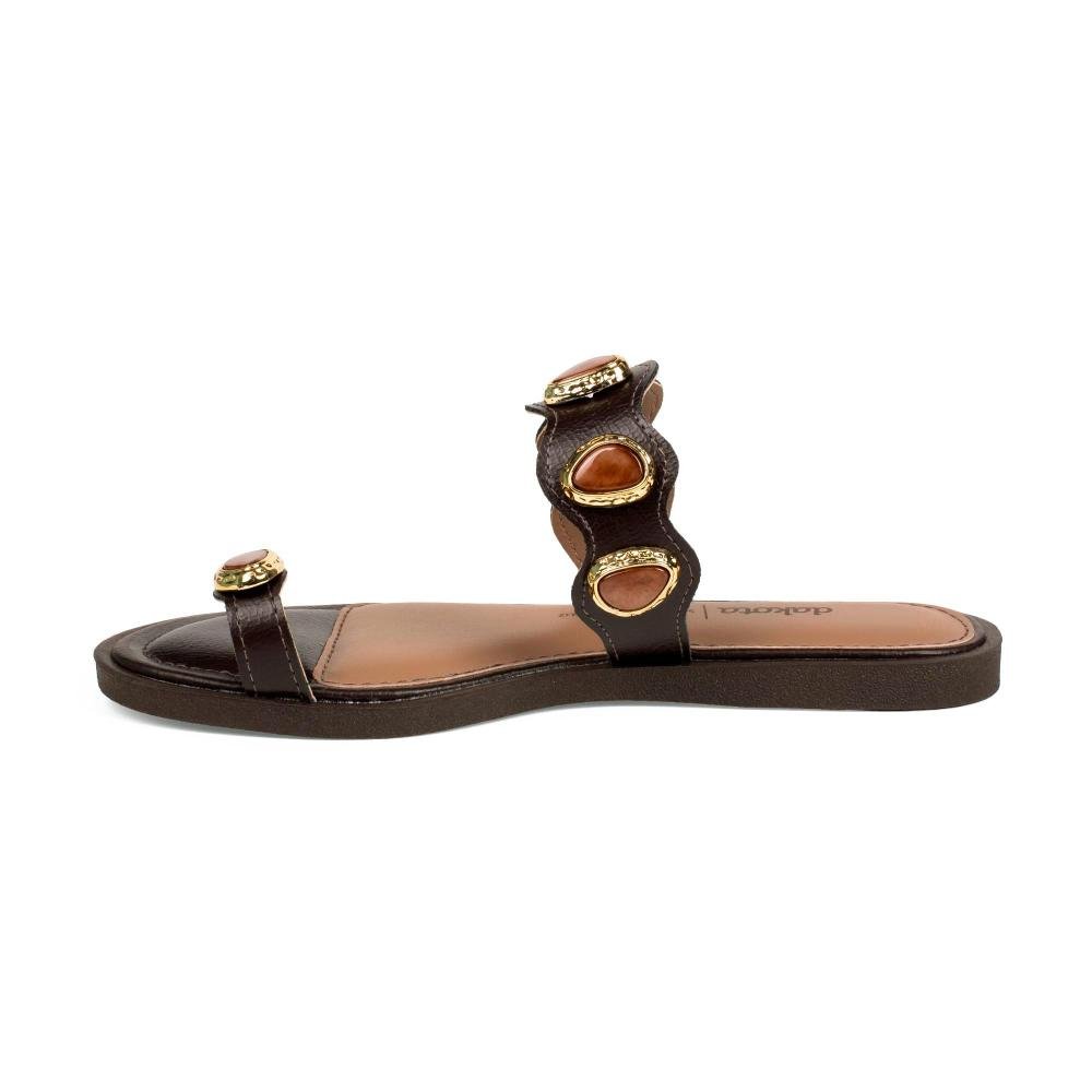 Chinelo Dakota Feminina Y9894 Café 4