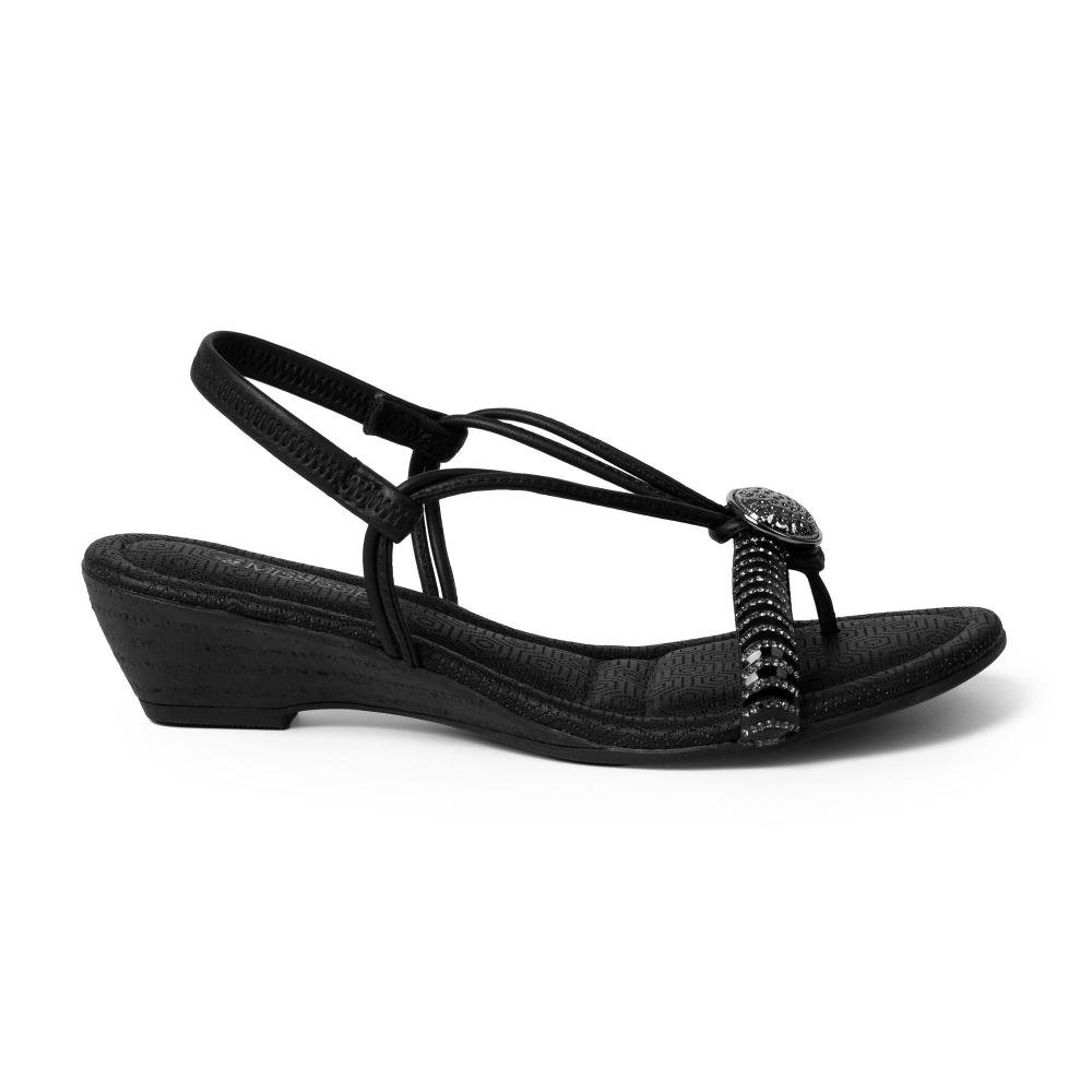 Sandália Mississipi Anabela Feminina MF792 Preto 3