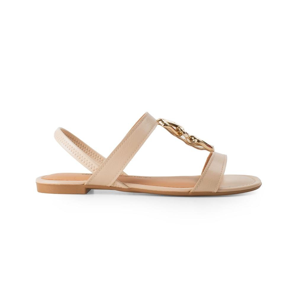 Sandália Dakota Rasteira Feminina Y9143 Off White 3