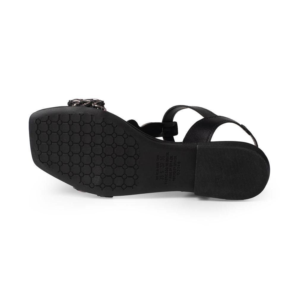 Sandália Mississipi Rasteira Feminina J0442 Preto 5