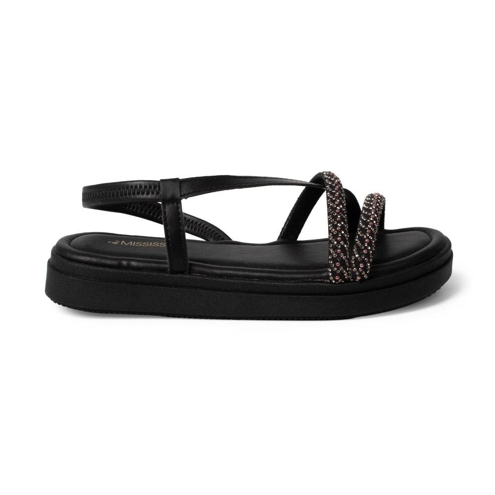 Sandália Mississipi Flatform Feminina MF771 Preto 3