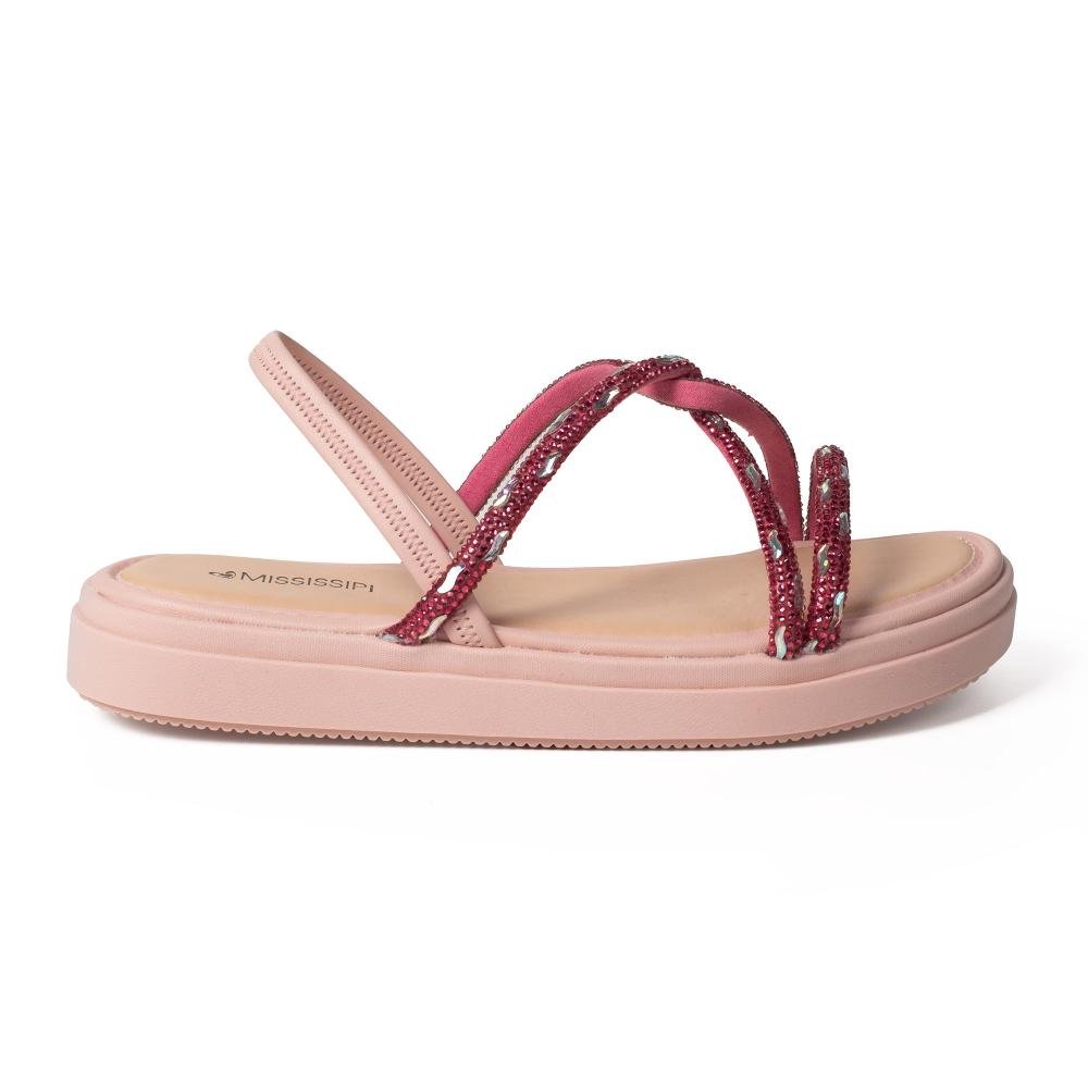 Sandália Mississipi Flatform Feminina ME032A Rosa 4