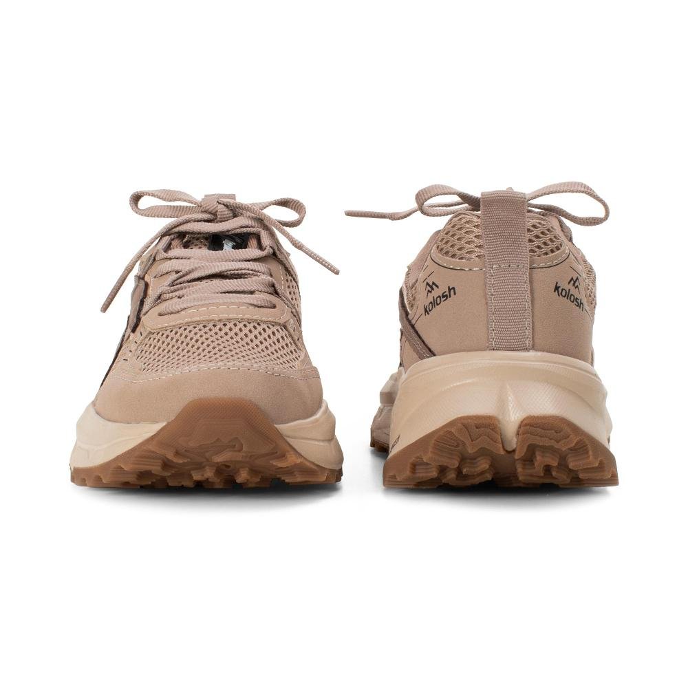 Tênis Kolosh Trail Esportivo Feminino E0826 Marrom 5