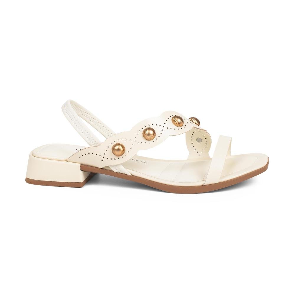 Sandália Dakota de Salto Bloco Feminina DB615 Off White 3