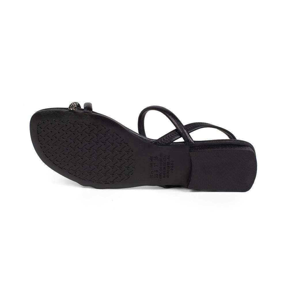 Sandália Mississipi Rasteira Feminina J2781 Preto 5