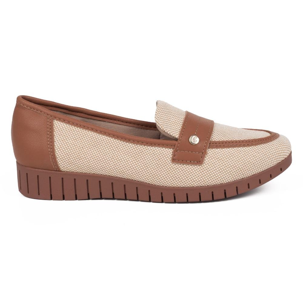 Sapato Campesí Loafer Feminino CP215 Bege 4