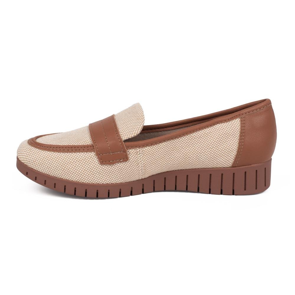 Sapato Campesí Loafer Feminino CP215 Bege 5