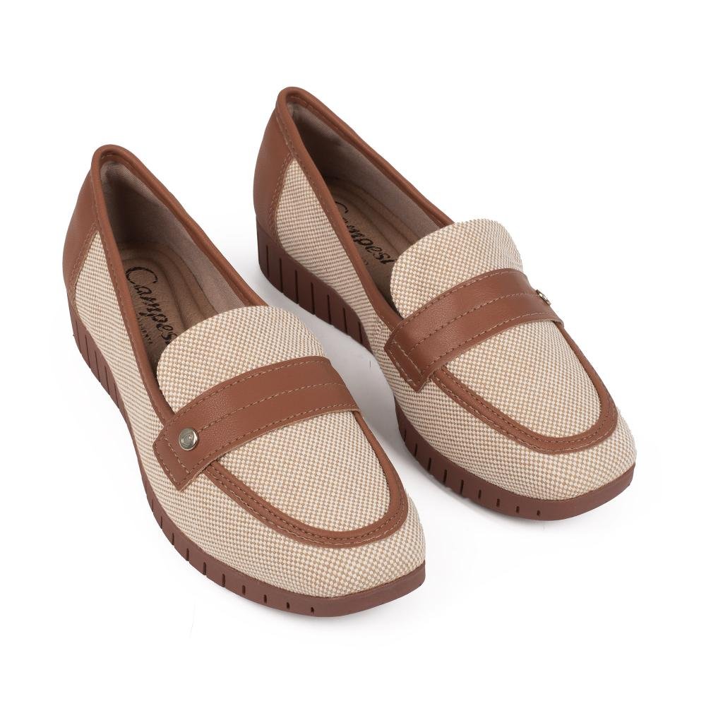 Sapato Campesí Loafer Feminino CP215 Bege 7