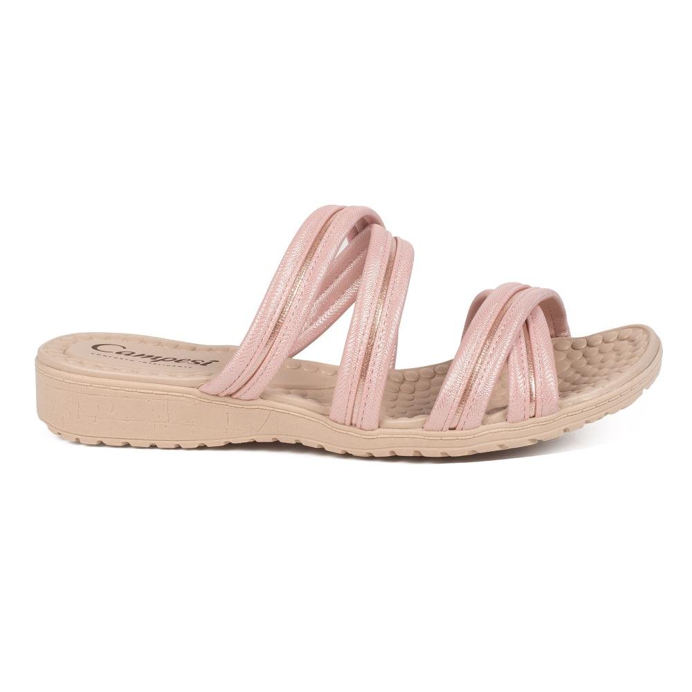 Tamanco Campesí Flatform Feminino CE221 Rosa 3