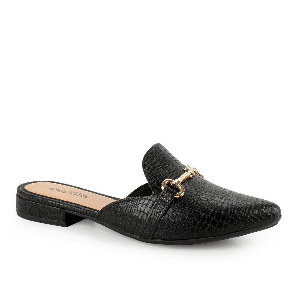 Mule Mississipi de Salto Baixo Feminino J1772