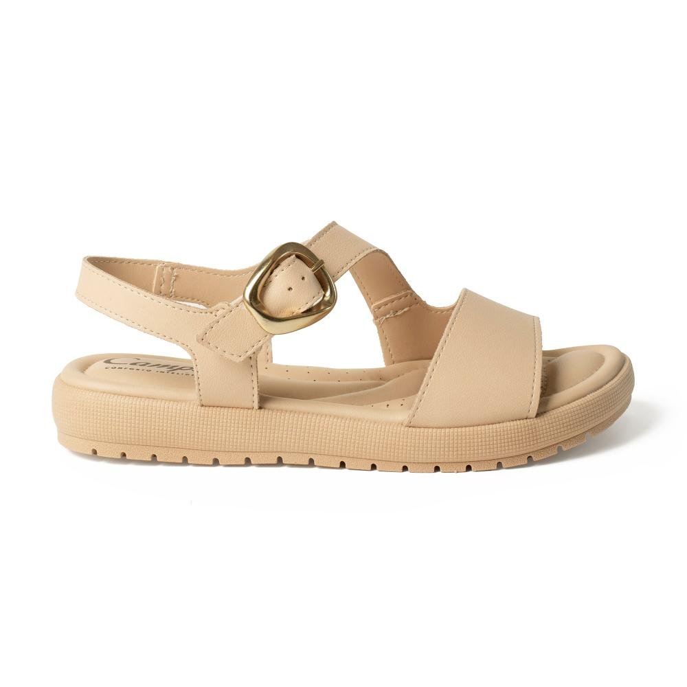 Sandália Campesí Flatform Feminina CP582 Bege 3