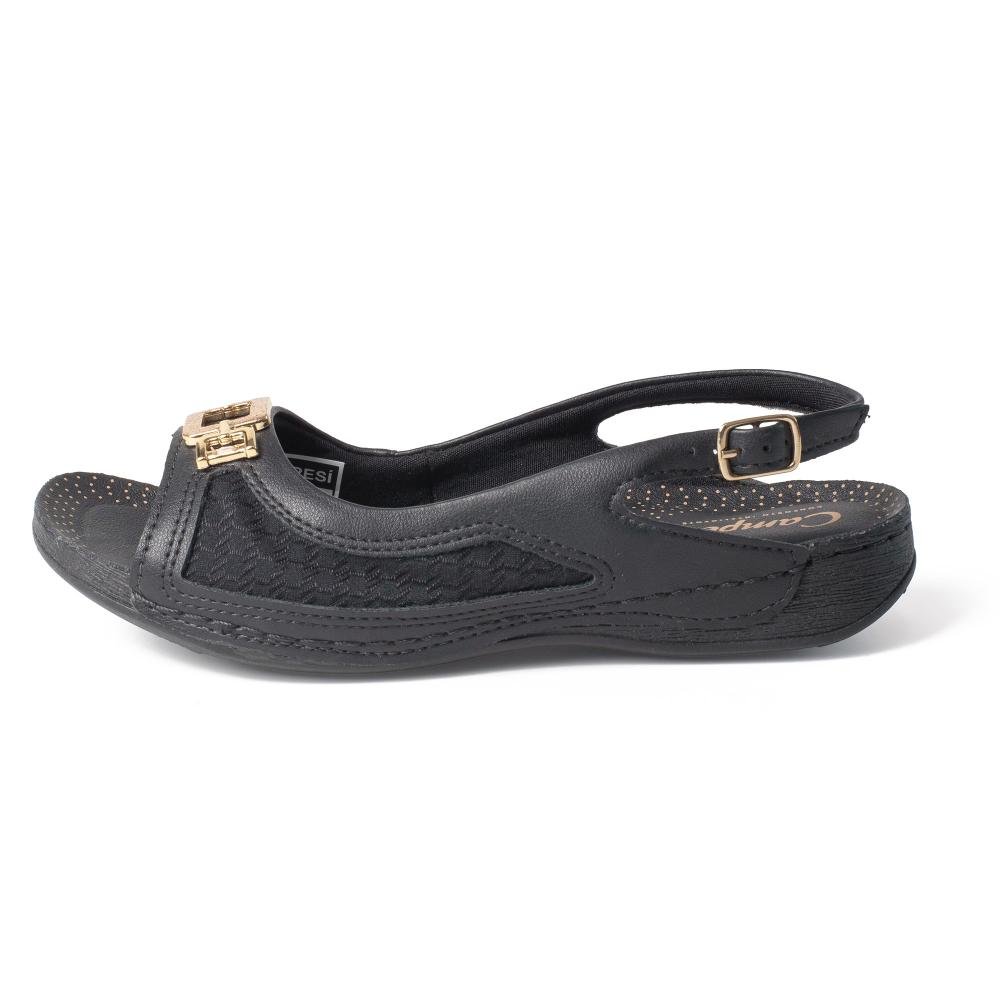 Sandália Campesí Slingback Feminina CP895E Preto 4