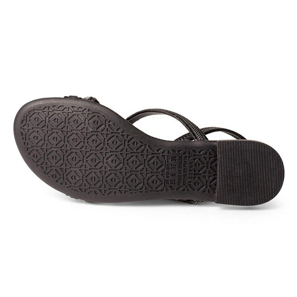 Sandália Mississipi Rasteira Feminina J0962 Preto 5