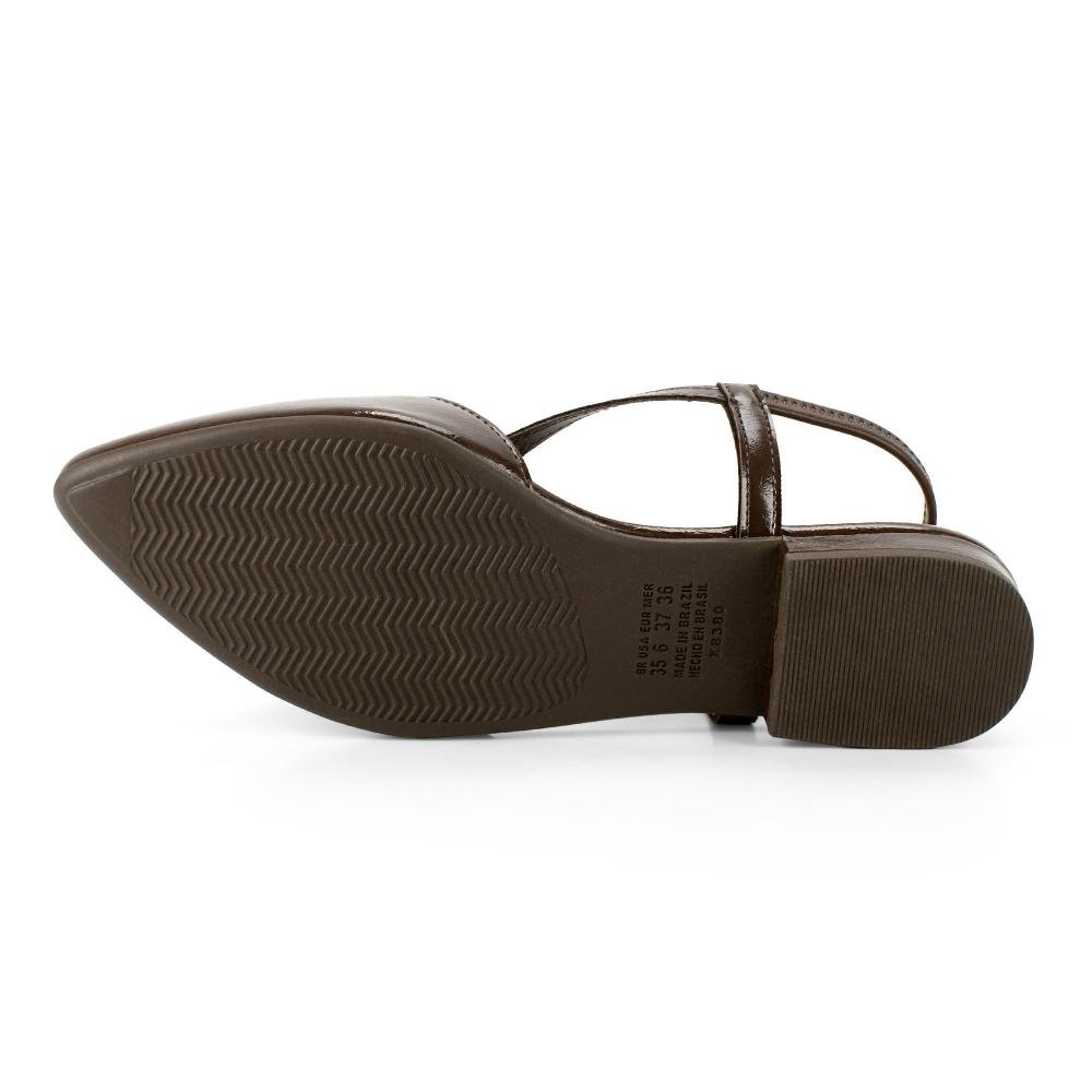 Sapato Mississipi de Salto Baixo Feminino J1773 Café 5