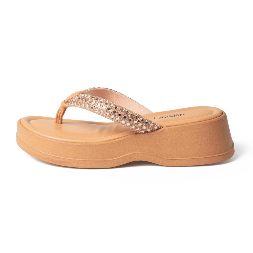 Tamanco Dakota Anabela Feminino DB735 Bege 4