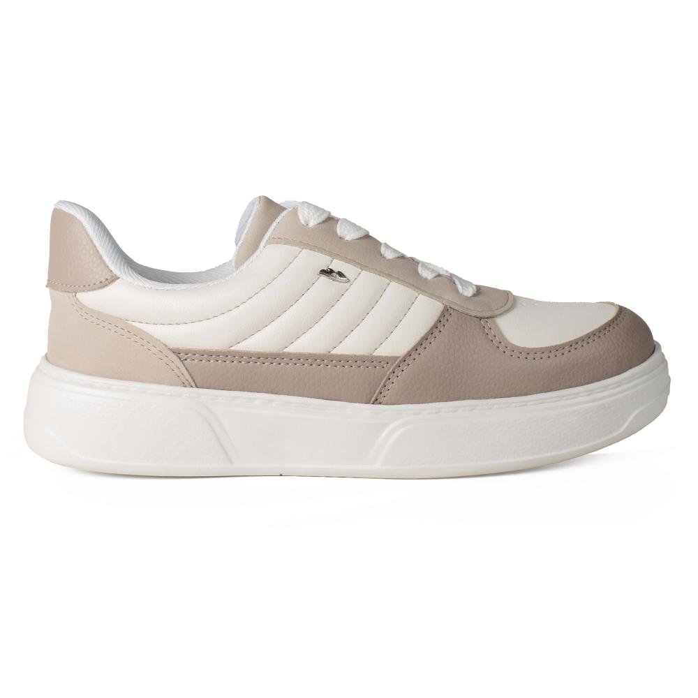 Tênis Dakota Flatform Feminino D2274 Branco/cinza 3