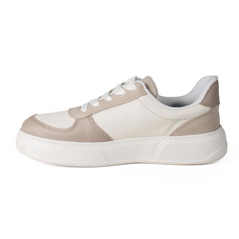 Tênis Dakota Flatform Feminino D2274 Branco/cinza 4