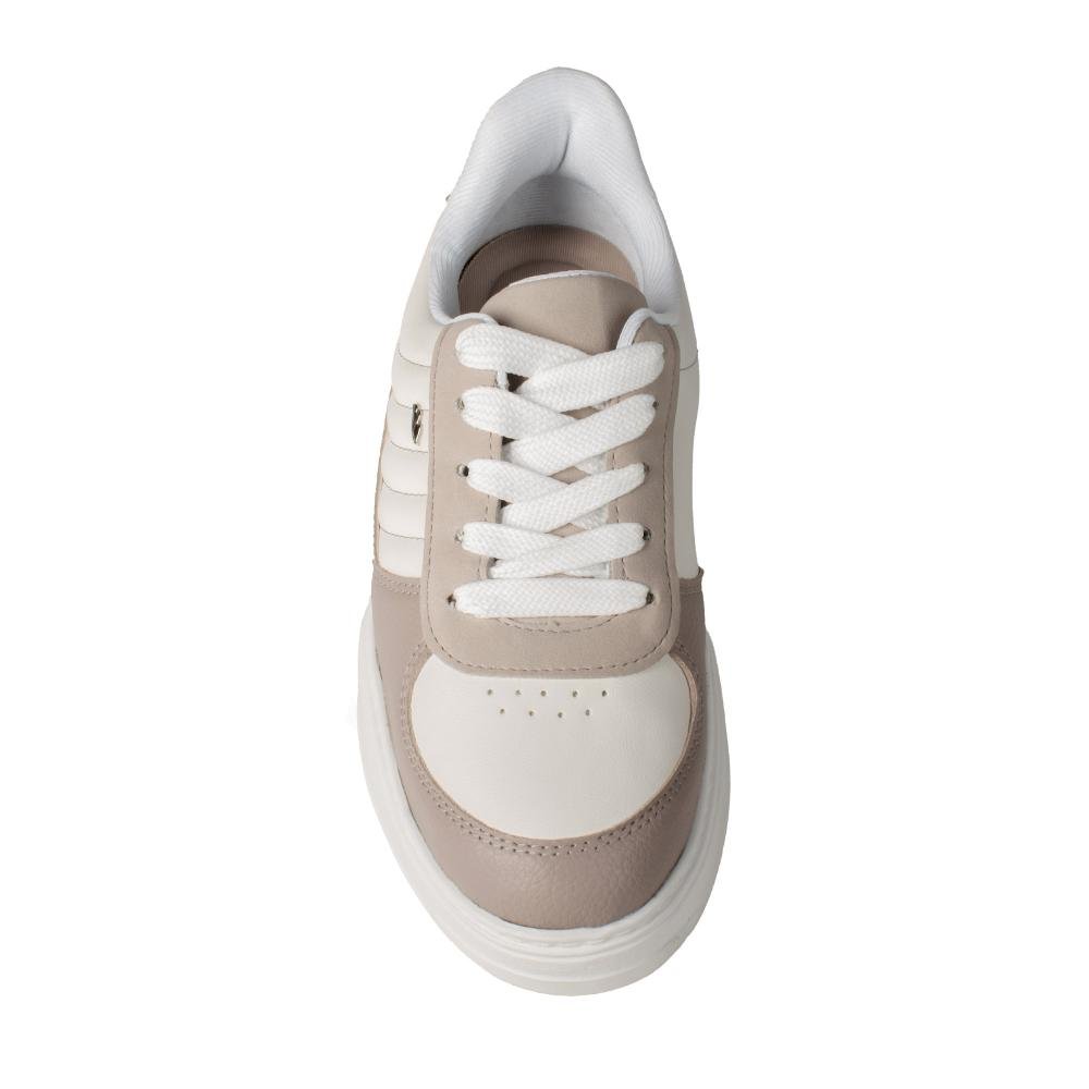 Tênis Dakota Flatform Feminino D2274 Branco/cinza 6