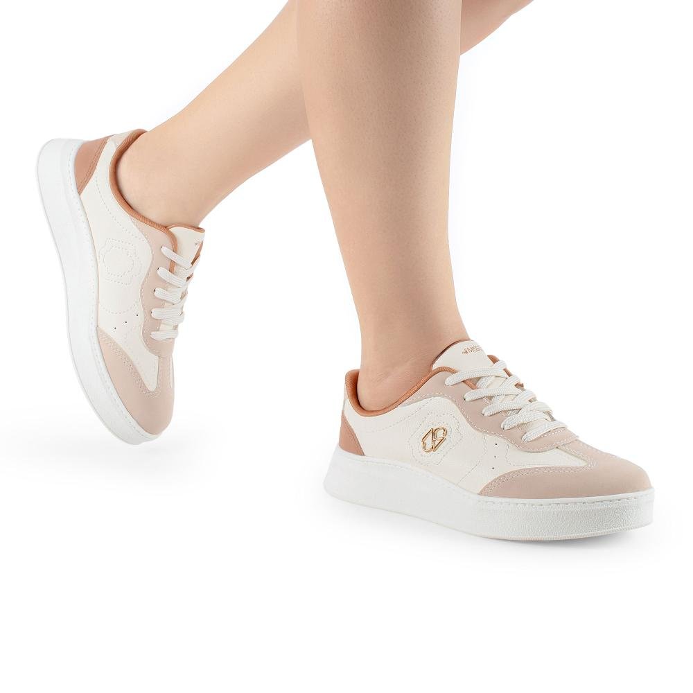 Tênis Mississipi Casual Feminino J0034 Off White/Bege 2