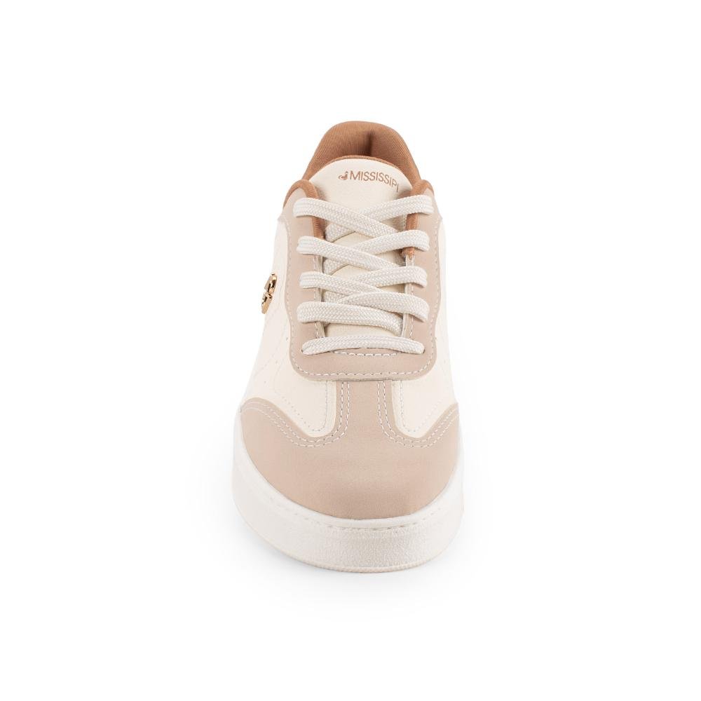 Tênis Mississipi Casual Feminino J0034 Off White/Bege 6