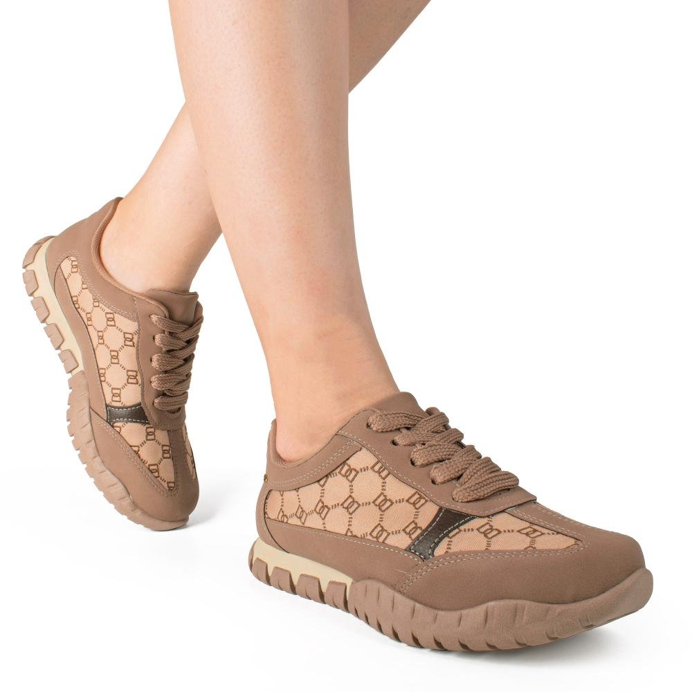 Tênis Dakota Jogging Feminino D2852 Marrom 2