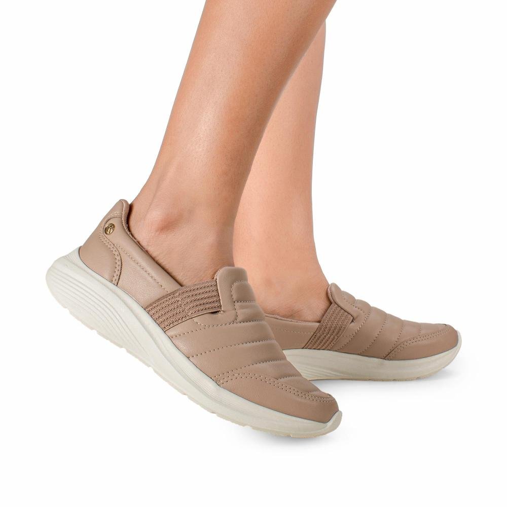Tênis Kolosh Slip On Feminino E0431 Marrom 2