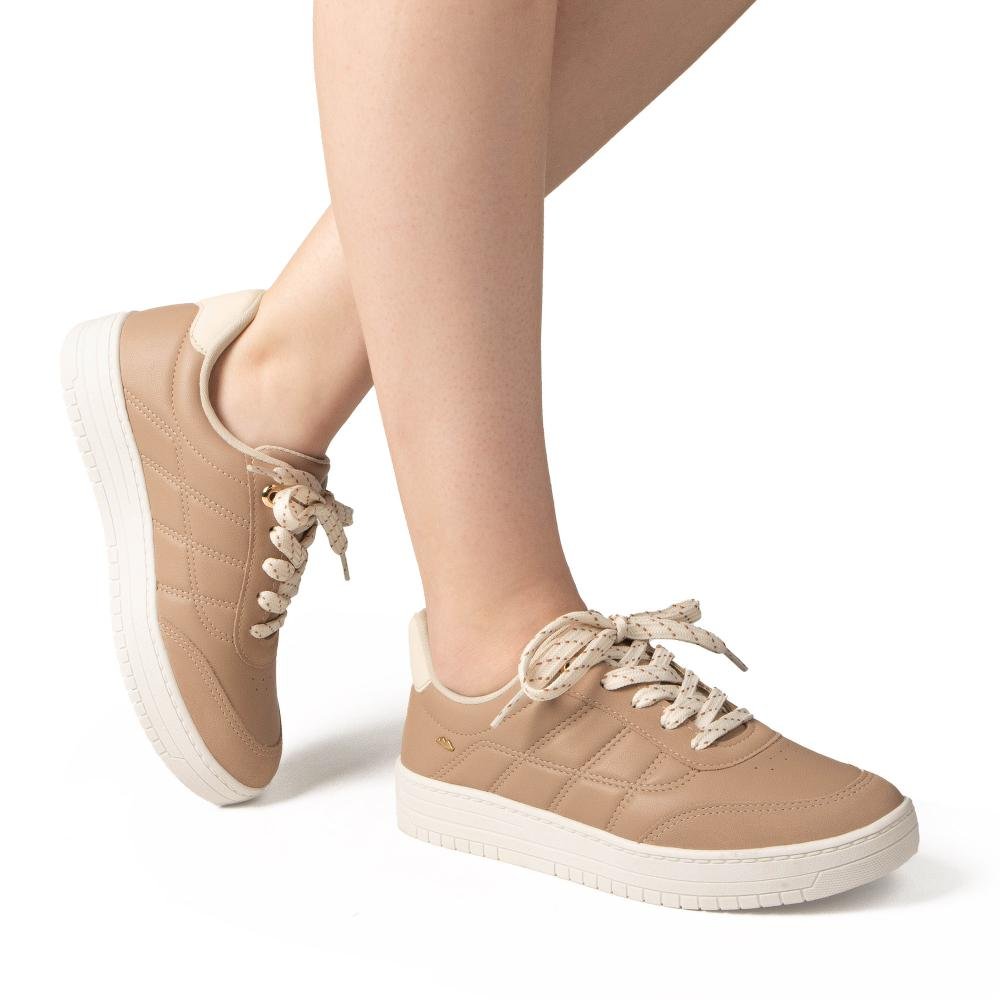 Tênis Dakota Casual Feminino D2657 Bege 2