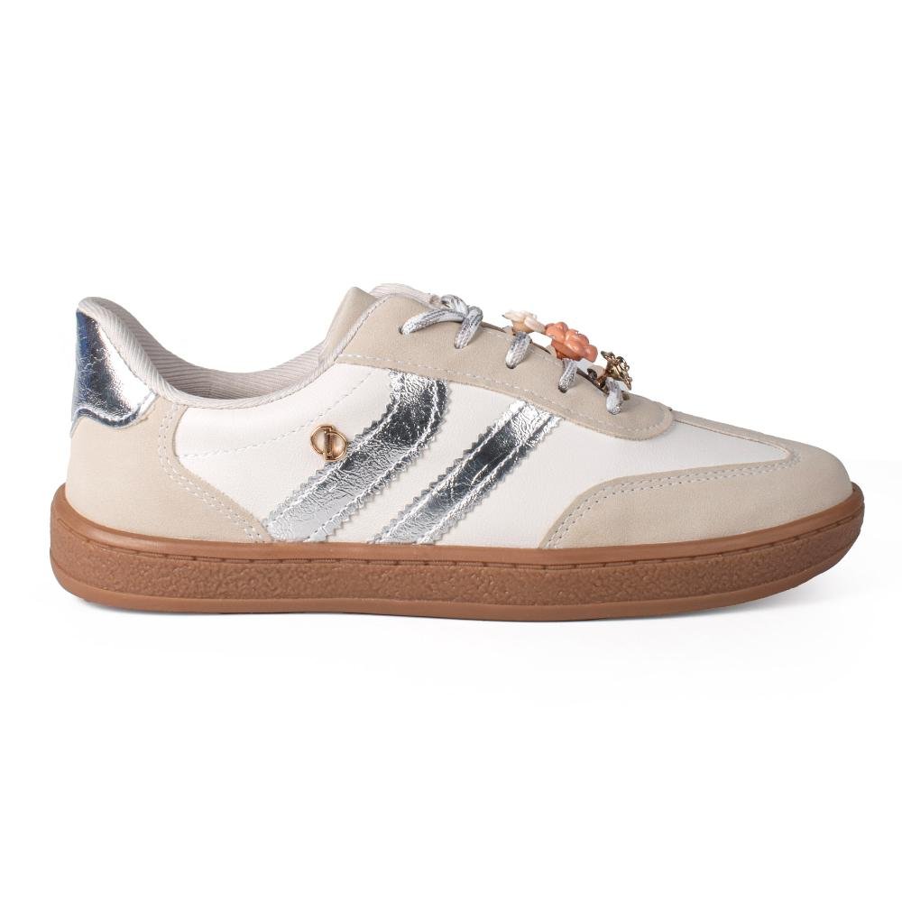 Tênis Dakota Casual Feminino D2295 Off White/Bege 3