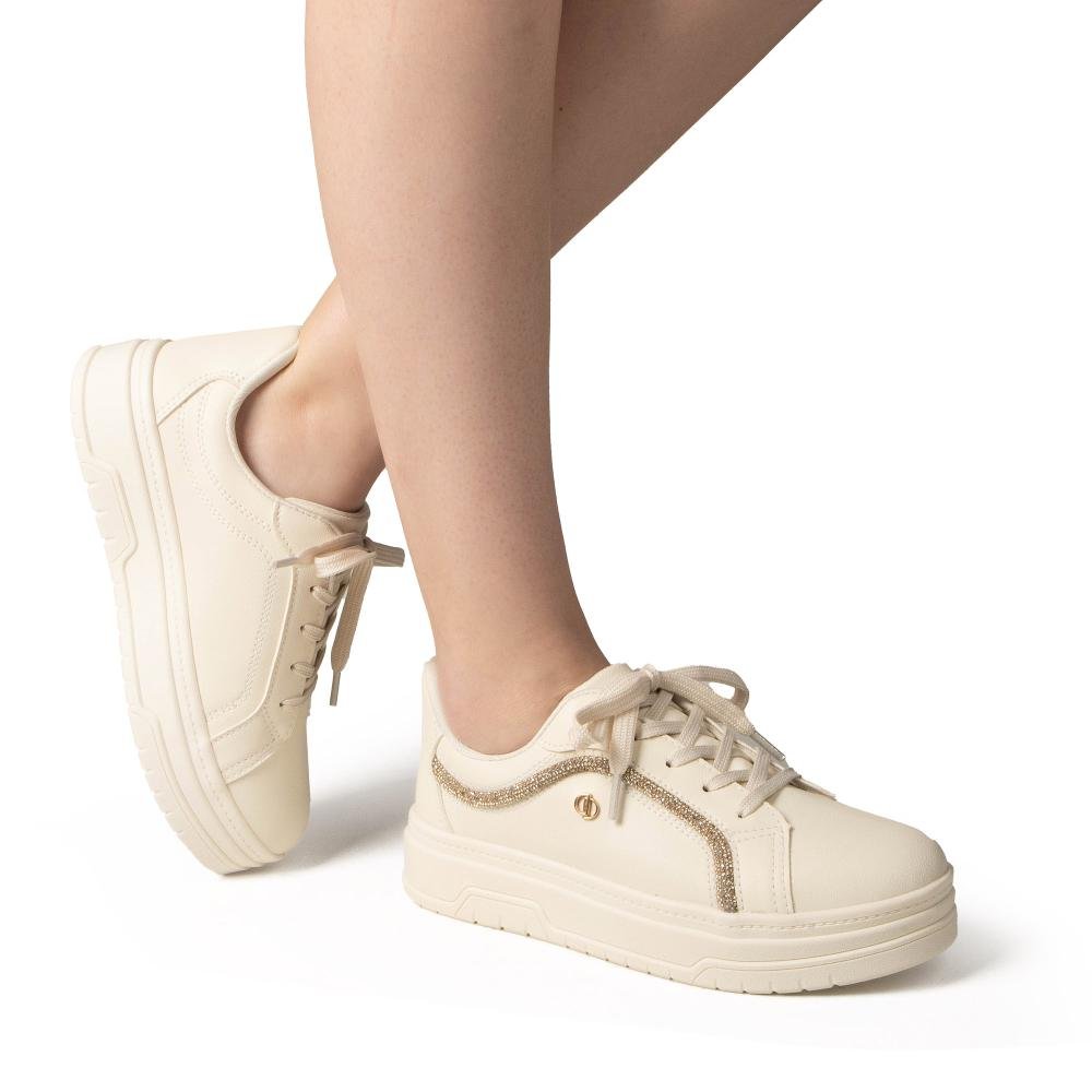 Tênis Dakota Flatform Feminino D2914 Off White 2