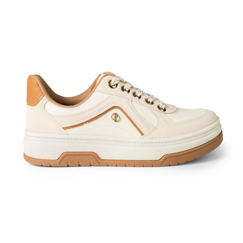 Tênis Dakota Flatform Feminino D2912 Off White 3