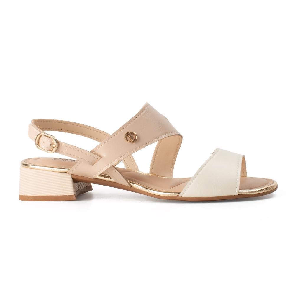 Sandália Dakota de Salto Bloco Feminina DB793 Off White 3