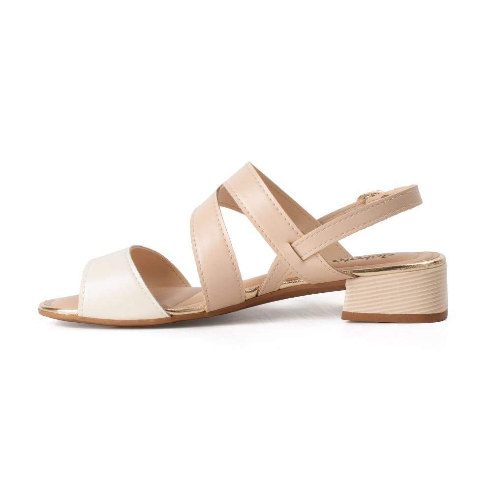 Sandália Dakota de Salto Bloco Feminina DB793 Off White 4