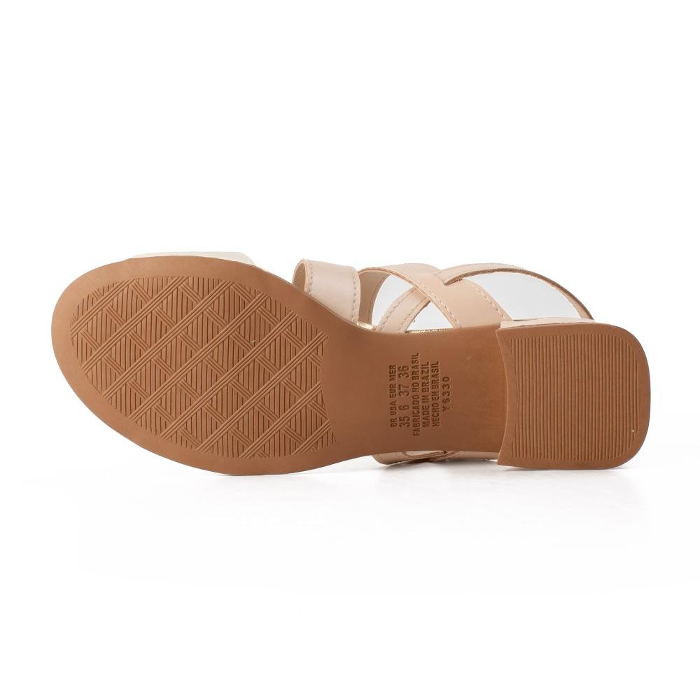 Sandália Dakota de Salto Bloco Feminina DB793 Off White 5