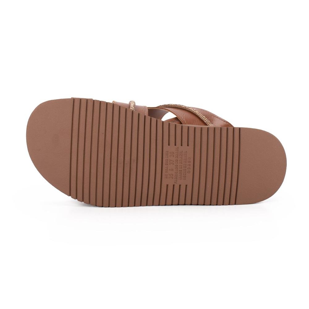 Sandália Mississipi Flatform Feminina J2163 Caramelo 5