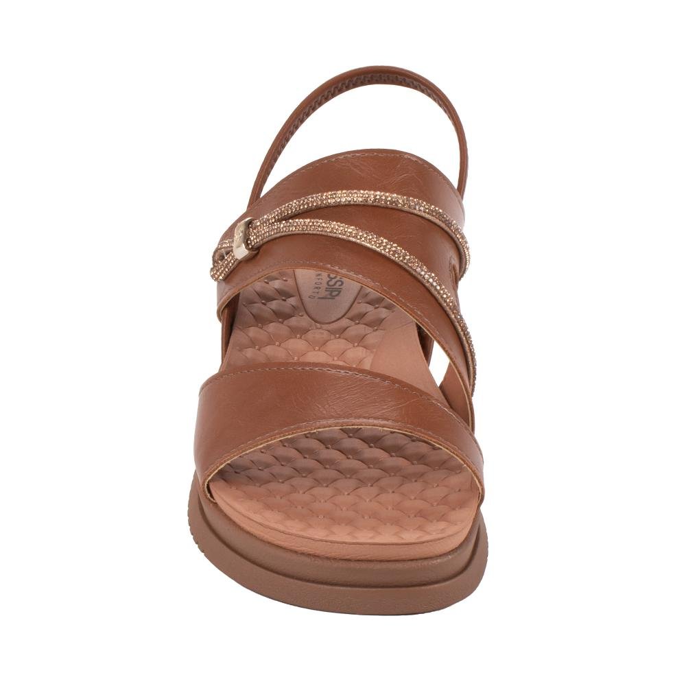 Sandália Mississipi Flatform Feminina J2163 Caramelo 6