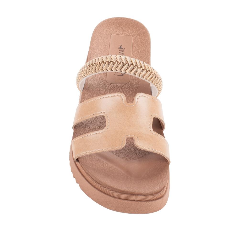 Slide Mississipi Flatform Feminino J2741 Bege 6