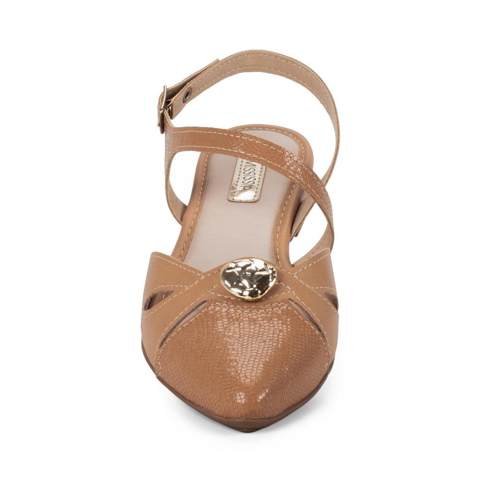 Sapato Mississipi Feminino J2261 Bege 7