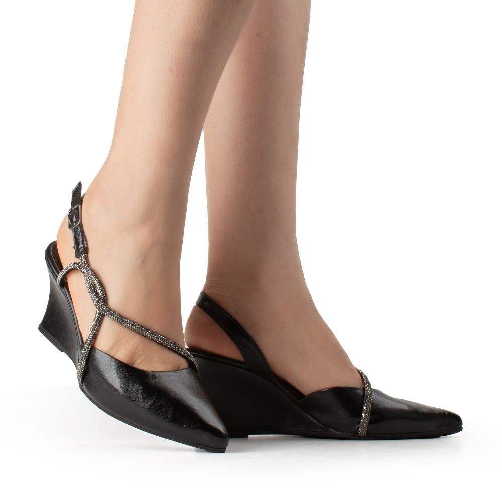 Scarpin Dakota Anabela Feminino D2862 Preto 2