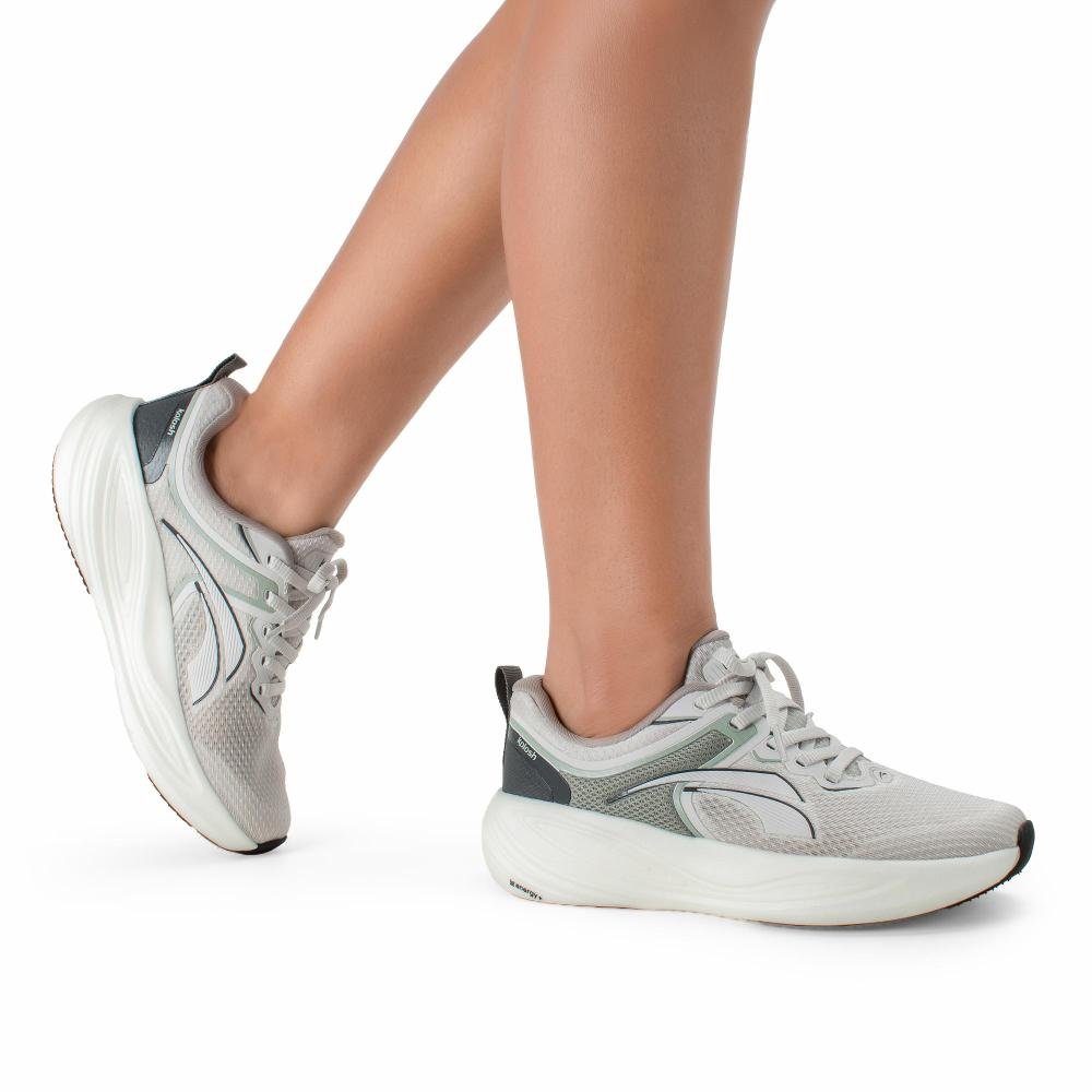 Tênis Kolosh Sprinta 2.0 Esportivo Feminino E0941 Cinza 2