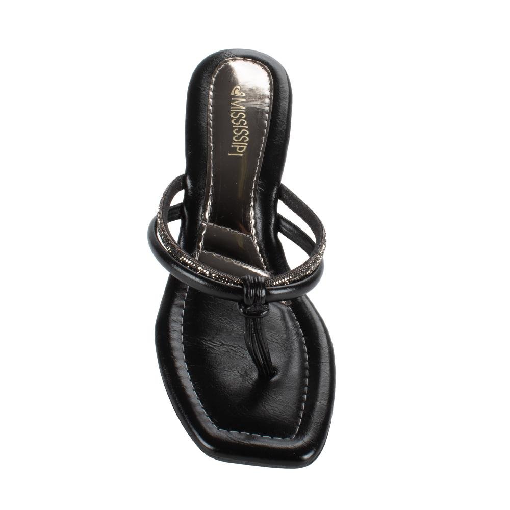 Tamanco Mississipi de Salto Alto Feminino J2533 Preto 6