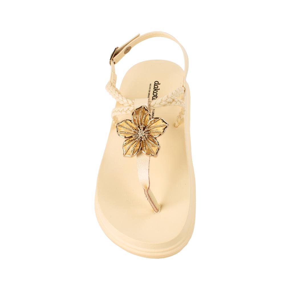 Sandália Dakota Flatform Feminina DC041 Amarelo 6