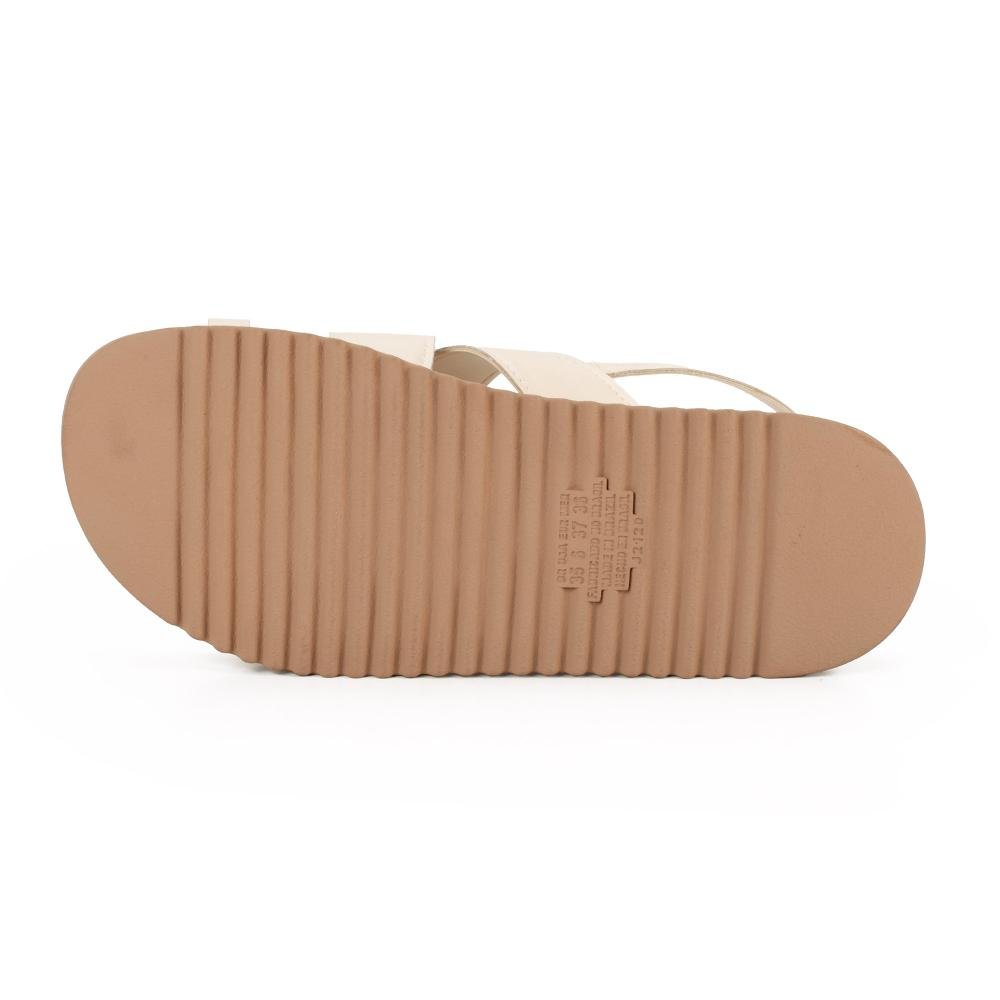 Sandália Mississipi Flatform Feminina J2123 Off White 5