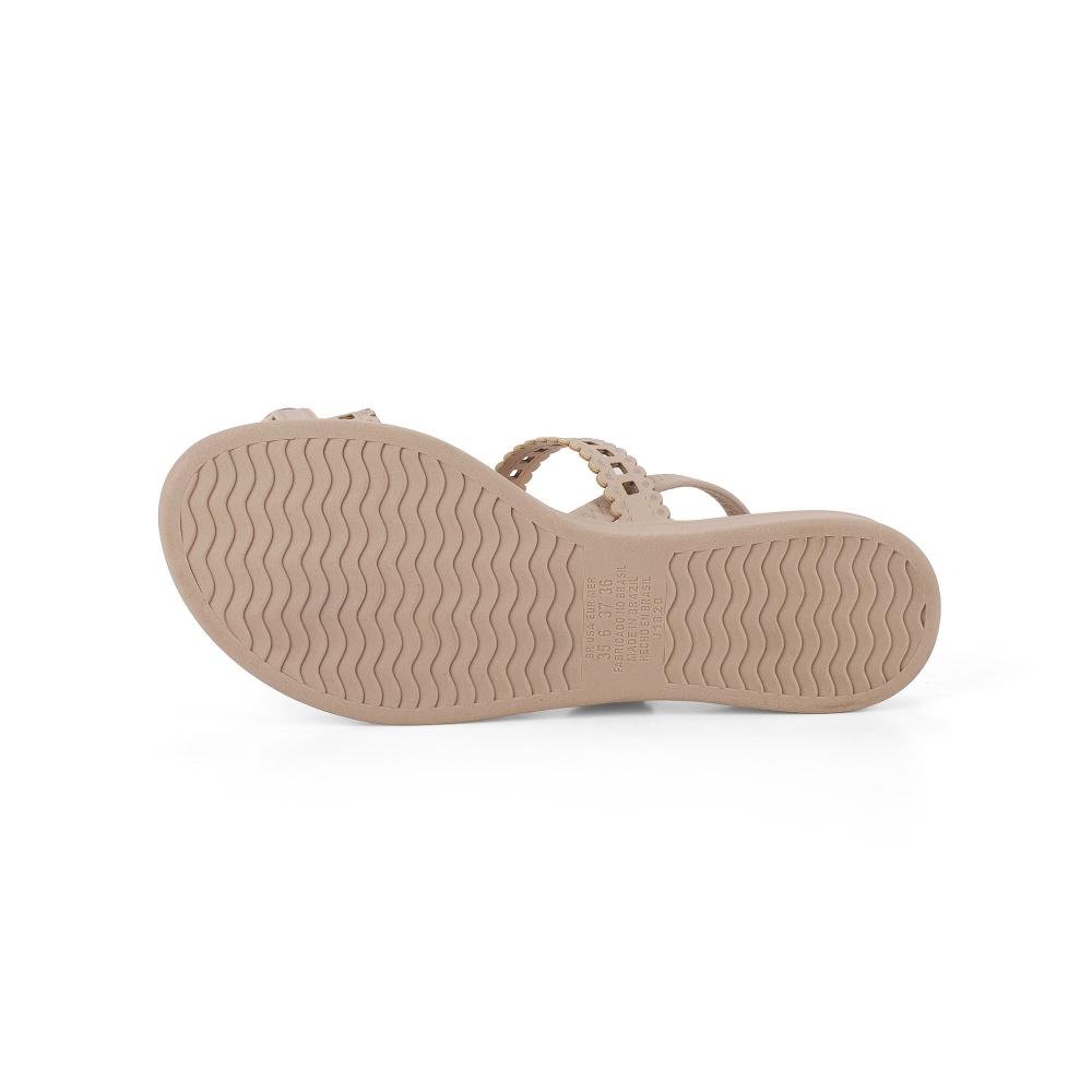 Sandália Mississipi Flatform Feminina J2022 Bege 5