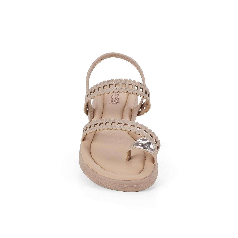 Sandália Mississipi Flatform Feminina J2022 Bege 6