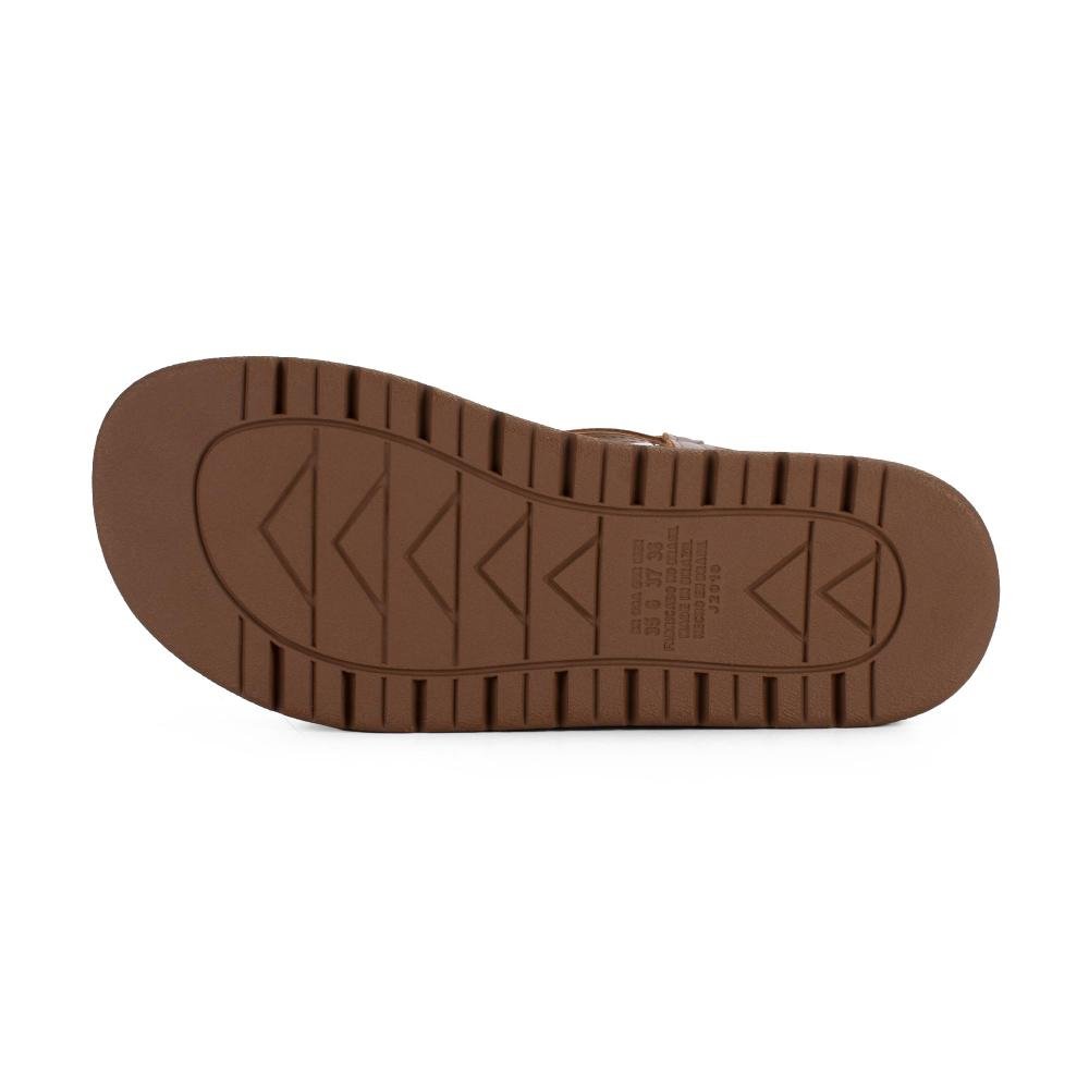 Sandália Mississipi Flatform Feminina J2013 Caramelo 5